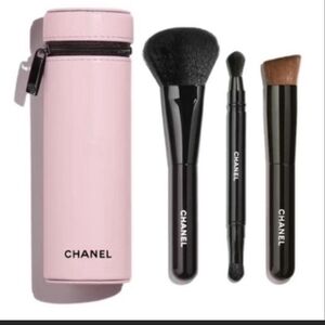 Limited Edition Makeup Brush Set In Leather Cylinder Case. 111 Ballerina